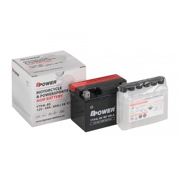 BPower Platinium AGM YTX4L-BS﻿ 12V 3Ah